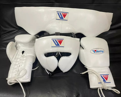 Winning sparring full Set Gloves , Head Guard, Groin Guard, Gift For Him, Gift For Men, Boxing Gift, Gift For Boxers, Boxing Club